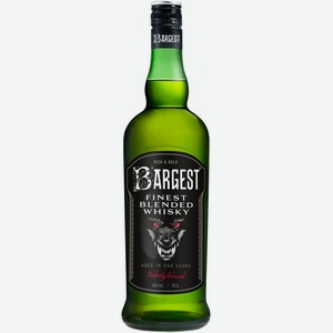 Виски Bargest Blended купажированный 40%, 0.5 л, 3 года, Россия