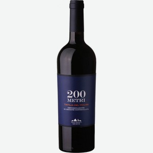 Вино 200 Метри, Тинтилия дель Молизе, 750 мл, Красное, Сухое