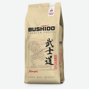 Кофе молотый Bushido Premium Sensei, 220 г, вакуумная упаковка