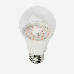 Лампа Uniel светодиодная для растений LED-A60-9W/SP/E27/CL ALM01WH
