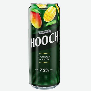 Напиток Hooch Super Mango слабоалкогольный, 0.45л Россия
