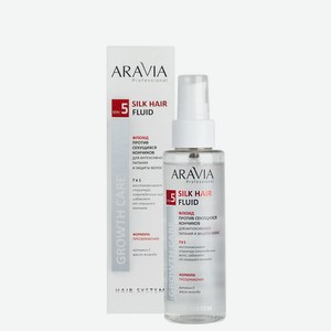 Флюид ARAVIA PROFESSIONAL против секущихся кончиков для интенсивного питания и защиты волос Silk Hair Fluid, 110 мл