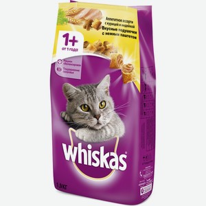 Корм для кошек Whiskas с курицей, с индейкой 1.9 кг