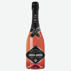 Вино игристое розовое полусухое «Абрау-Дюрсо», 0.75 л