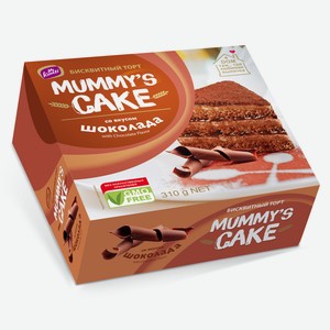 Торт Konti Mummy s cake со вкусом шоколада, 310г