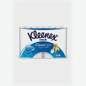 Туалетная бумага Kleenex Delicate white двухслойная, 12 рулонов