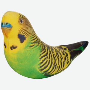 Мягкая игрушка Tallula «Попугай волнистый» 30 см, зеленый