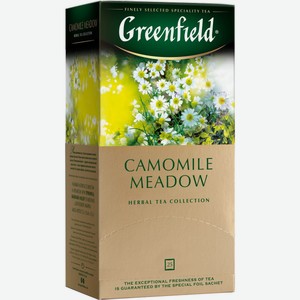 Чайный напиток Greenfield Camomile Meadow травяной  в пакетиках 37,5 г