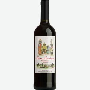 Вино  Сан Андреа  красное полусладкое, 750 мл, Красное, Полусладкое