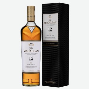 Виски Macallan Sherry Oak 12 Years Old в подарочной упаковке 0.7 л.