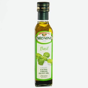 Масло оливковое Monini Basil Extra Virgin с базиликом 250мл