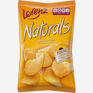 Чипсы картофельные Lorenz Naturals классические с солью, 100 г