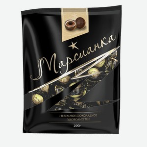Конфеты Марсианка Три шоколада с кремовыми начинками глазированные, 200г