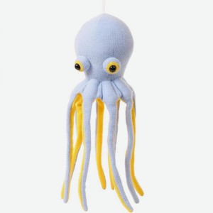Мягкая игрушка Abtoys Knitted «Осьминог» вязаный, 45 см