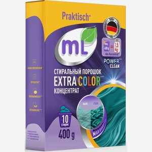 Порошок стиральный ML Extra Color универсальный 400г