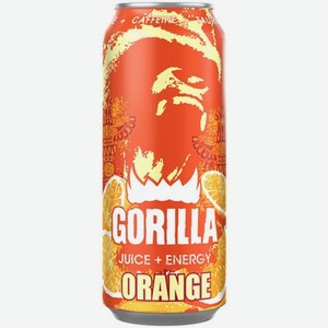 Энергетический напиток Gorilla Orange, 450мл Россия