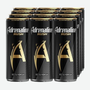 Энергетический напиток Adrenaline Rush 250мл x 12 шт Россия