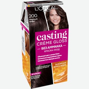 Краска-уход для волос Gloss Casting Creme чёрный кофе 200