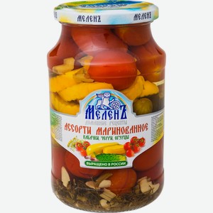 Ассорти овощное Меленъ кабачки-черри, 900г