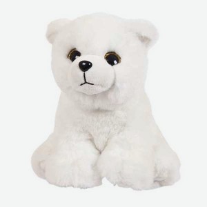 Мягкая игрушка ABtoys «В дикой природе» Медведь, белый полярный 15 см