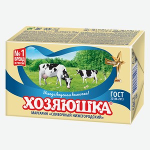 Маргарин Хозяюшка сливочный нижегородский, 400г Россия