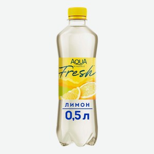 Вода ароматизированная питьевая Aqua Minerale Fresh негазированная с лимоном 500 мл