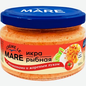 Икра рыбная Mare в соусе с томатом и жареным луком 165г