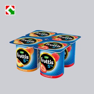 Продукт йогуртный  FRUTTIS  Персик/Клубника, 5%, 115г