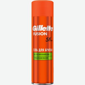 Гель для бритья Gillette Fusion 5 для чувствительной кожи 200мл