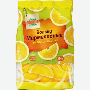 Мармеладные дольки Глобус со вкусом лимона, 254 г