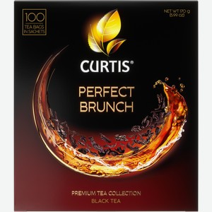 Чай черный Curtis Perfect Brunch пакетированный (1.7г x 100шт), 170г Россия