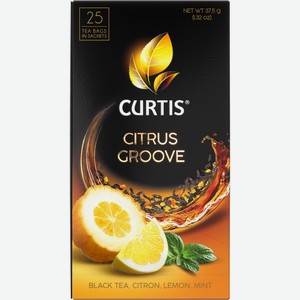 Чай Curtis Citrus Groove пакетированный (1.5г x 25шт), 37.5г Россия