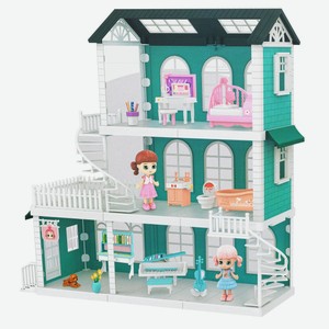 Игровой набор Мой первый домик Mary Ella с аксессуарами Трехэтажный домик