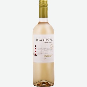 Вино ISLA NEGRA Вест Бэй Совиньон Блан Шардоне бел. п/сух., Чили, 0.75 L