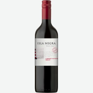 Вино ISLA NEGRA Каберне Совиньон Вест Бэй кр. п/сух., Чили, 0.75 L
