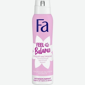 Антиперспирант Fa Feel Balance Цветочный аромат аэрозоль 150мл