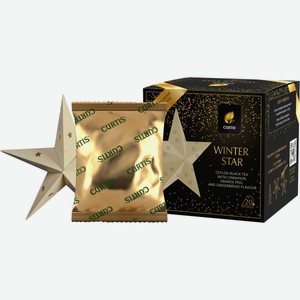 Чай CURTIS Winter star черн. лист. аромат. 20пак 34гр