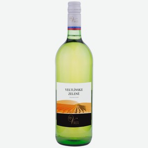 Вино VELTLINSKE ZELENE Вельтлинское ординарное cортовое бел. сух., Словакия, 1 L