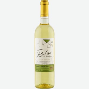 Вино ROTAS Ротас де Португал Винью Верде ординарное бел. сух., Португалия, 0.75 L