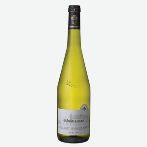 Вино Vallee Loire Muscadet Sevre Et Maine Sur Lie белое сухое, 0.75л Франция