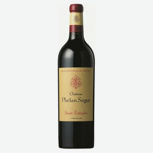 Вино Chateau Phelan Segur Saint-Estephe 2015 красное сухое Франция, 0,75 л