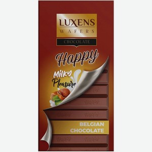Шоколад  Люксенс  молочный крем. нач./вафли 110г