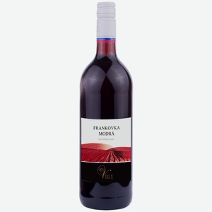 Вино FRANKOVKA MODRA Франковка Модра ординарное cортовое кр. сух., Словакия, 1 L
