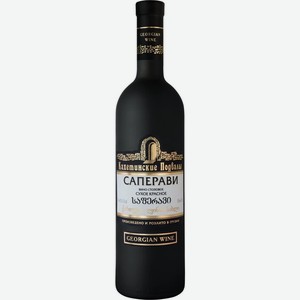 Вино красное Кахетинские Подвалы Georgian Wine House Саперави столовое сухое 12%, 750мл