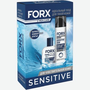 Набор Forx Men Care Sensitive Skin Пена для бритья и Бальзам после бритья