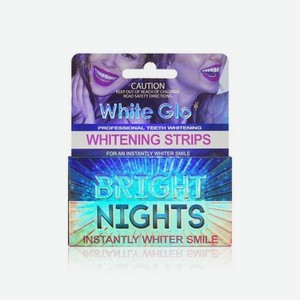 Отбеливающие полоски для зубов White Glo Bright Nights 6шт