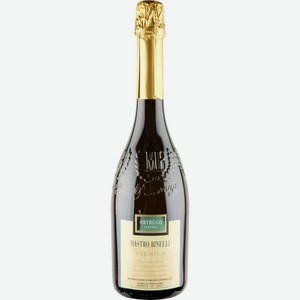 Вино игристое Mastro Binelli Premium Ortrugo белое полусухое 10 % алк., Италия, 0,75 л