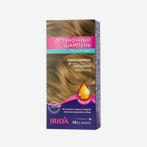 Оттеночный шампунь Ирида-Нева Irida M для волос Лесной орех 75мл