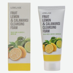 Пенка для лица Lebelage fruit очищающая с экстрактом лимона и каламанси, 100 мл