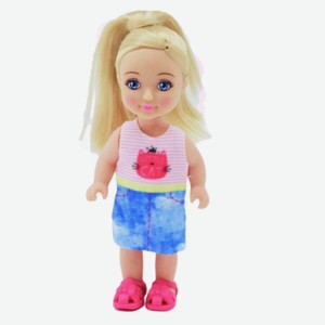 Кукла Anlily Кики в розовом платье 12 см